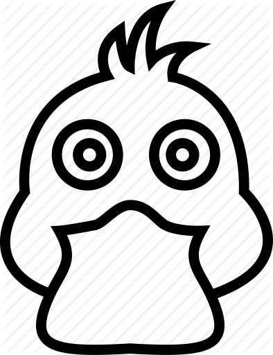 394x512 Duck, Drawing, Cartoon, Transparent Png Image Clipart Free Download