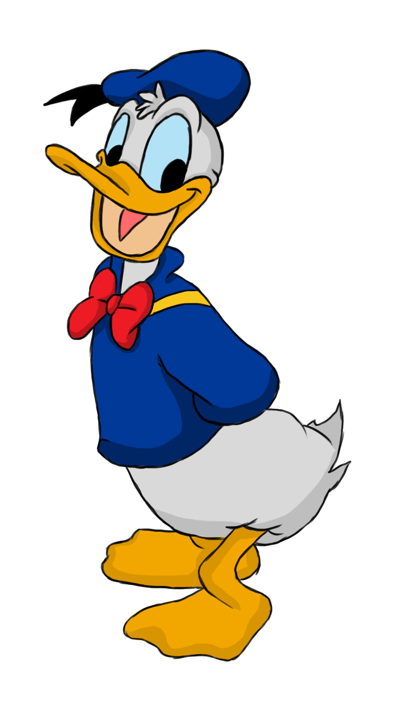 808x1464 How To Draw Donald Duck Steps