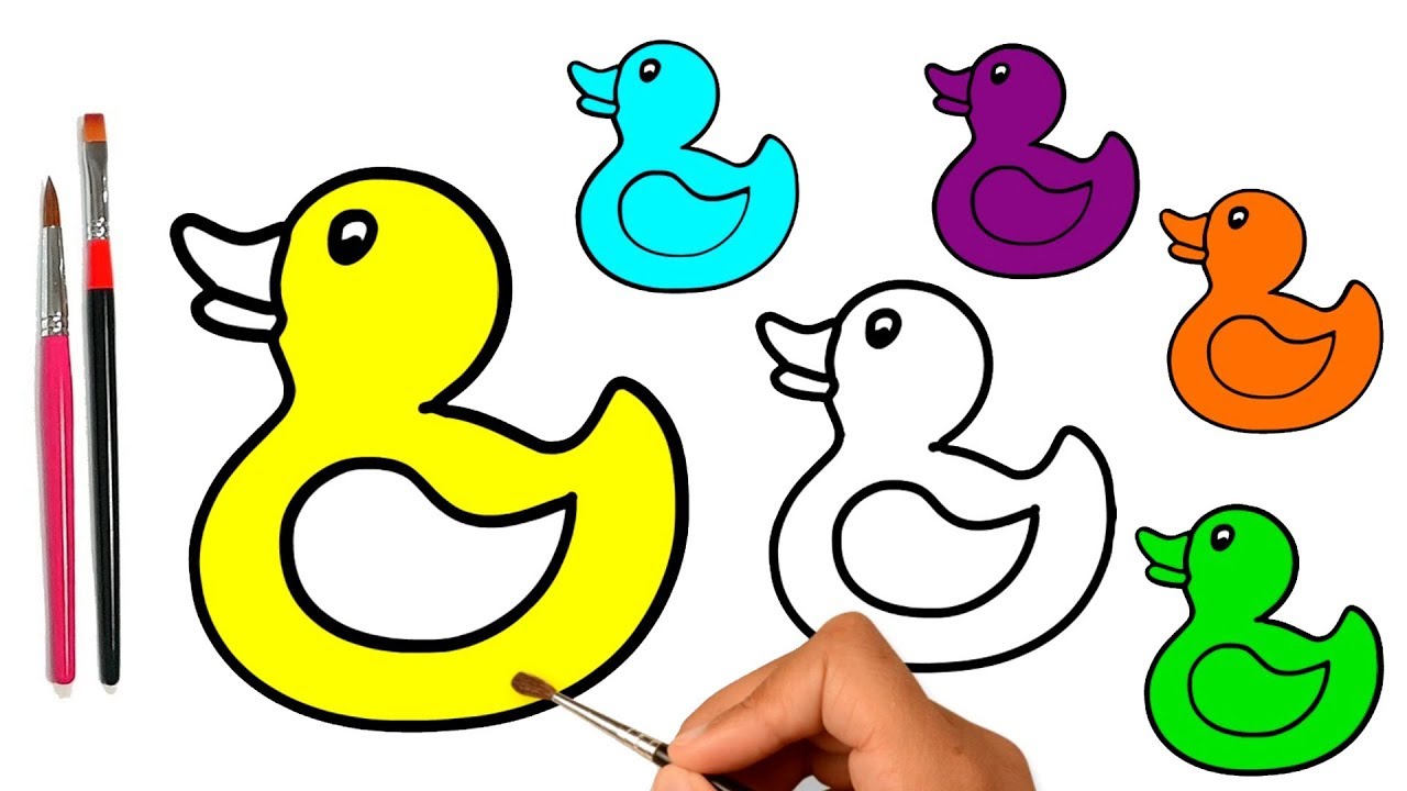 Duck Drawing For Kids | Free download on ClipArtMag