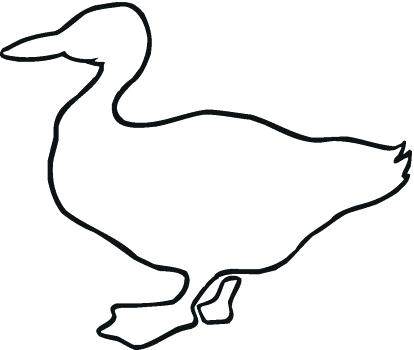 414x350 Duck Outline Drawing Kids Drawing Of Duck Coloring