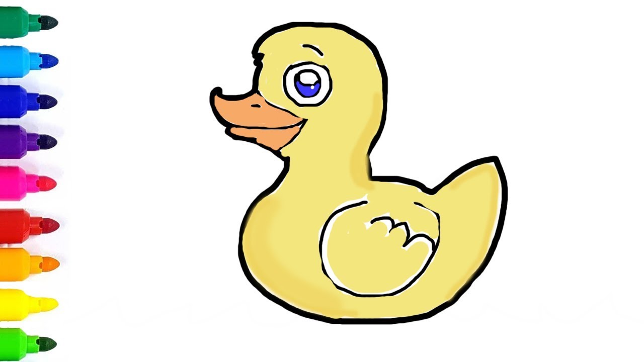 Duck Drawing For Kids | Free download on ClipArtMag