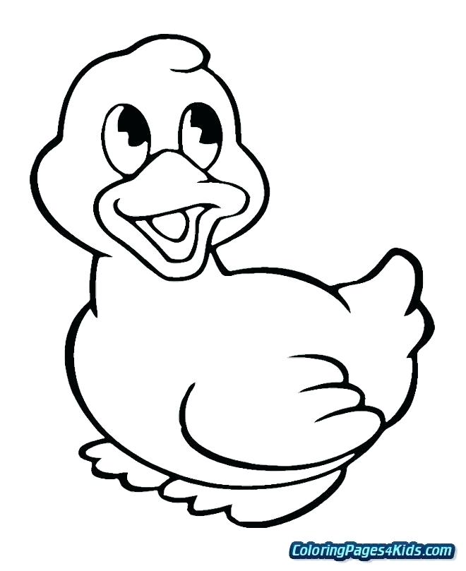 660x809 Cute Duck Coloring Pages Ducks For Kids Printable Of Baby