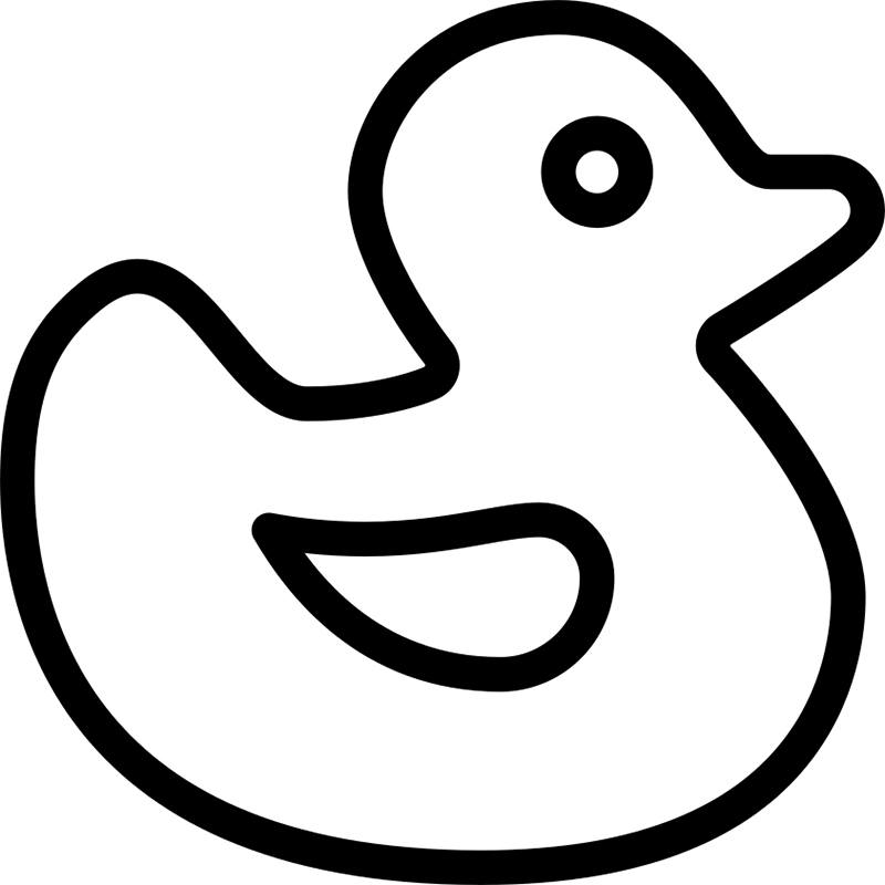 800x800 Duck Toy Coloring