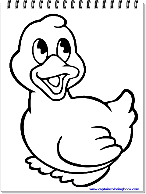 479x636 Duck Coloring