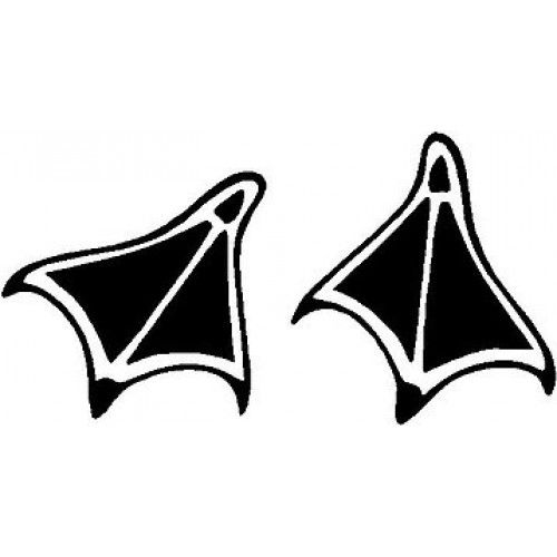 500x500 Duck Feet Printmaking Window Decals, Decals, Stickers