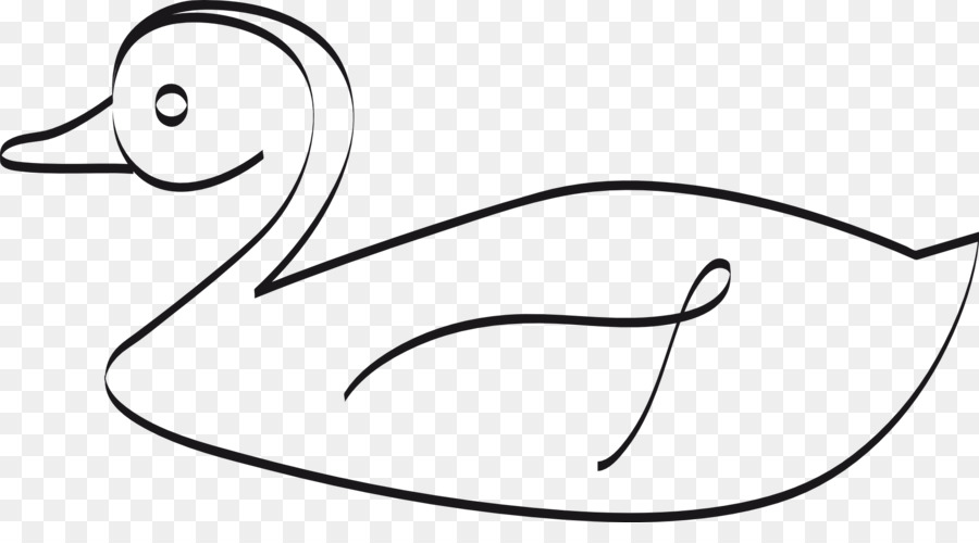 900x500 Duck, Drawing, Bird, Transparent Png Image Clipart Free Download