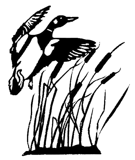 450x533 Duck Hunting Silhouette