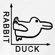190x190 Rabbit Duck Duck Bunny Graph Men's Premium T Shirt Spreadshirt