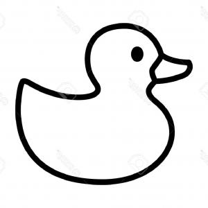 Duck Outline Drawing | Free download on ClipArtMag