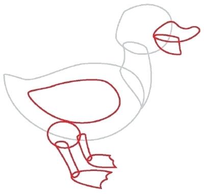 400x379 How Draw A Duck Image Titled Draw Ducks Step Draw Duckling