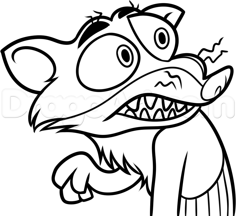 933x852 draw duke weaselton, step