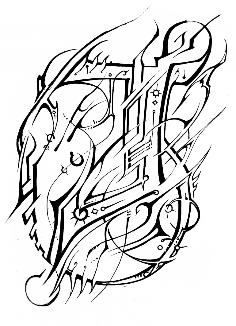 770x1062 Tattoo Design Shoghi Castel De Oro