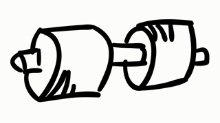 320x180 Animation Motion Graphics Showing Drawing Sketch Style