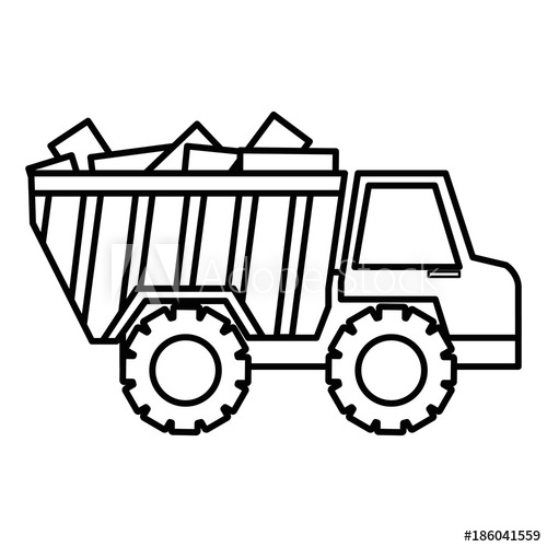 500x500 Dump Truck Clip Art Farm