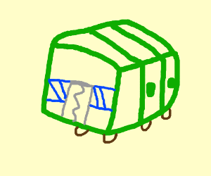 300x250 Dumpster With Legs