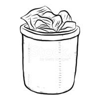 200x200 Full Trash Stock Vectors