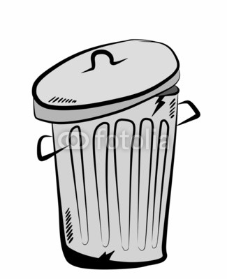 325x400 Hand Drawn Trash Can Isolated Buy Photos Ap Images Detailview