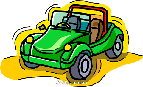 480x293 Dune Buggy, Car, Automobile Royalty Free Vector Clip Art