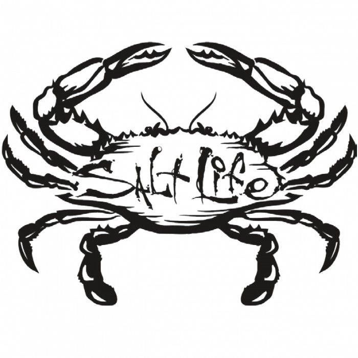 700x700 Salt Life Crab Decal