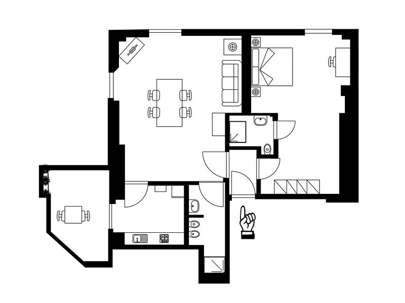 800x600 rivoire apartment in duomo with wifi, integrated air conditioning