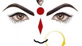 280x158 picture of durga maa face drawing the galleries of hd wallpaper