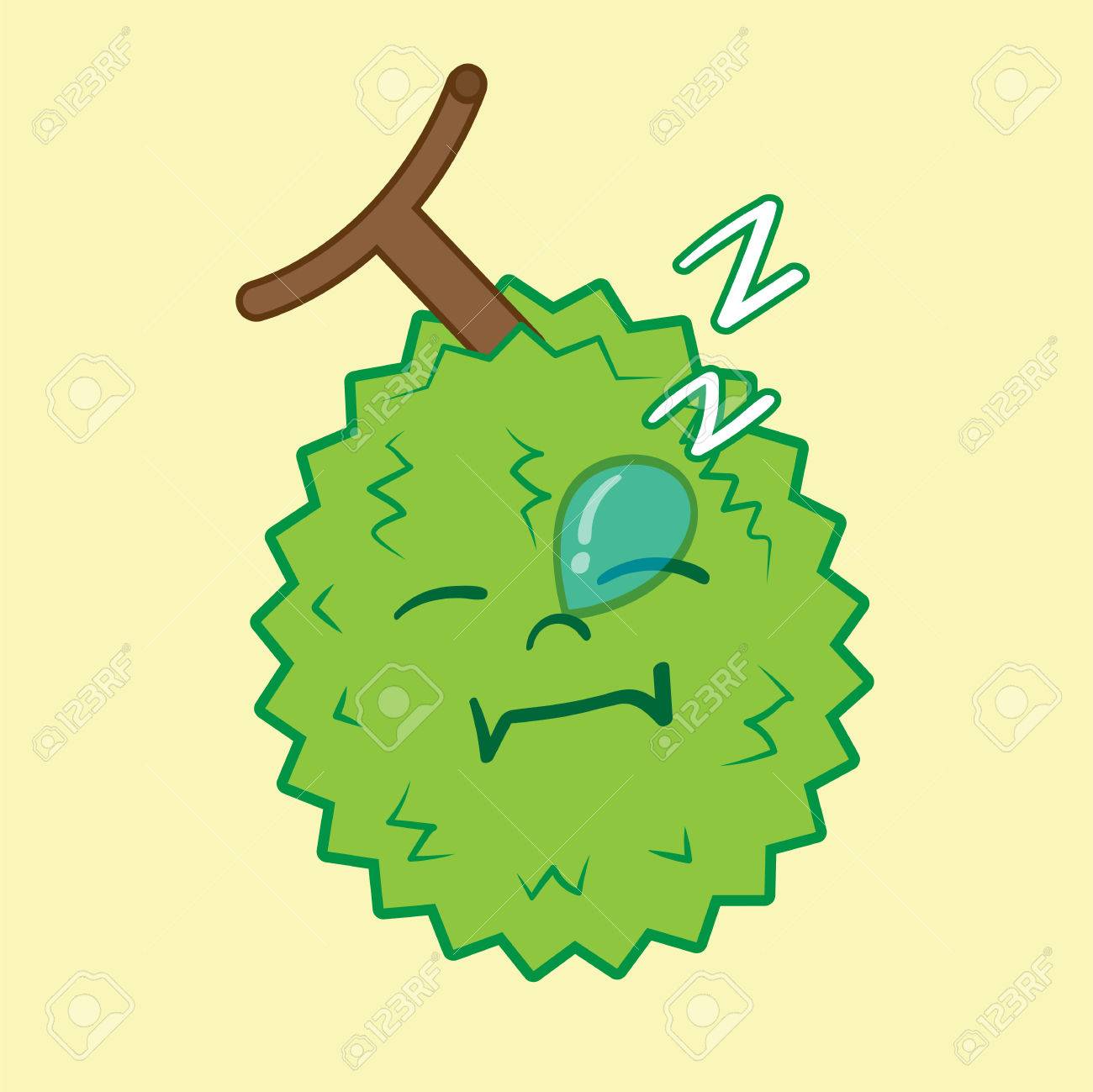 1300x1299 Durian Clipart Cartoon