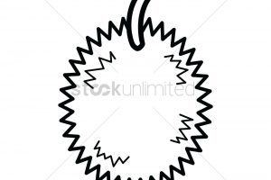 300x200 Durian Clipart Black And White Clipart Portal