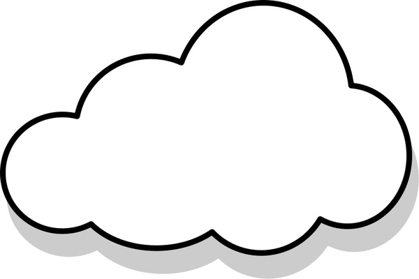 600x400 Nuage Cloud Free Vector In Open Office Drawing