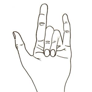 300x300 Pine Cone Dust Designing Sign Language Tattoo, Hand Tattoos, I