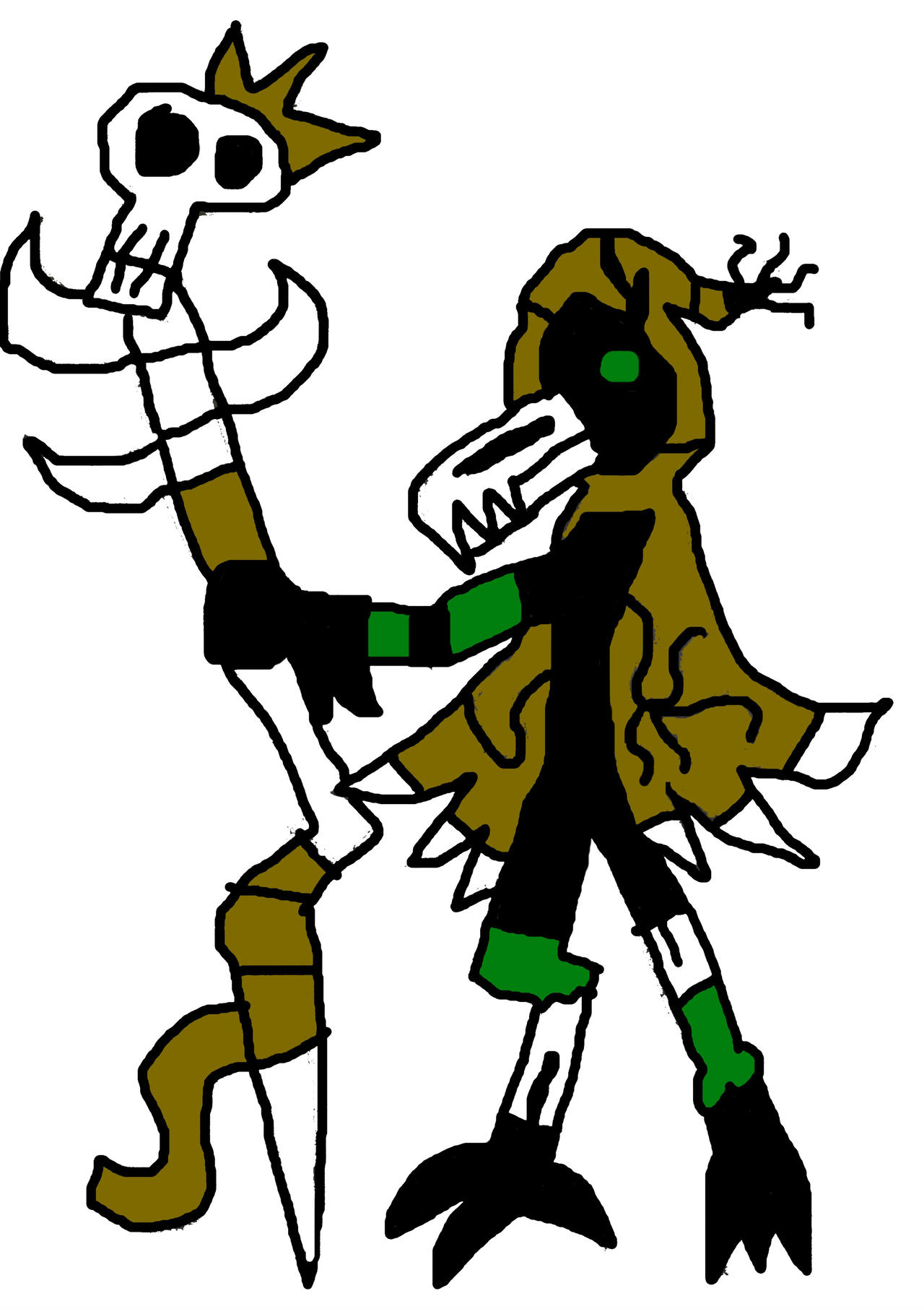 1280x1812 Duster, The Kenku Necromancer