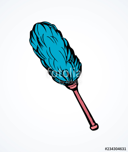 421x500 Duster Brush Vector Drawing Stock Image And Royalty Free Vector