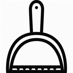 250x250 cleaning drawing dustpan brush, picture