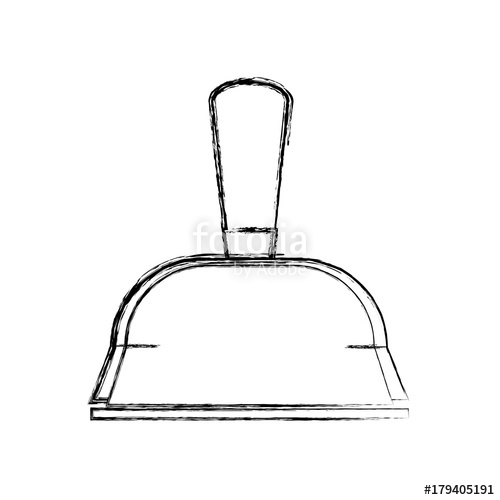 500x500 figure dustpan domestic equipment to clean home stock image