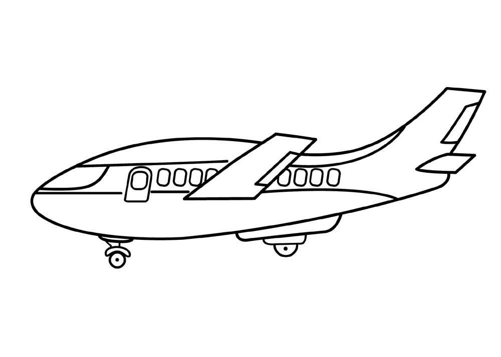 1000x713 Elegant Planes Coloring Pages Dusty