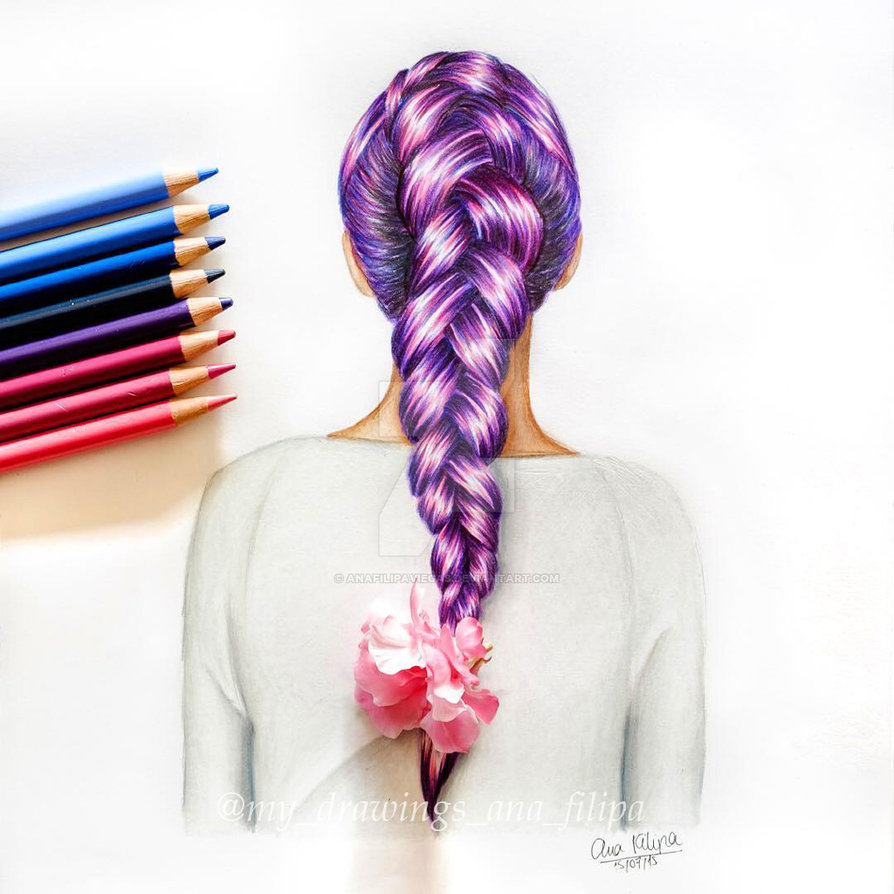 894x894 purple dutch braid