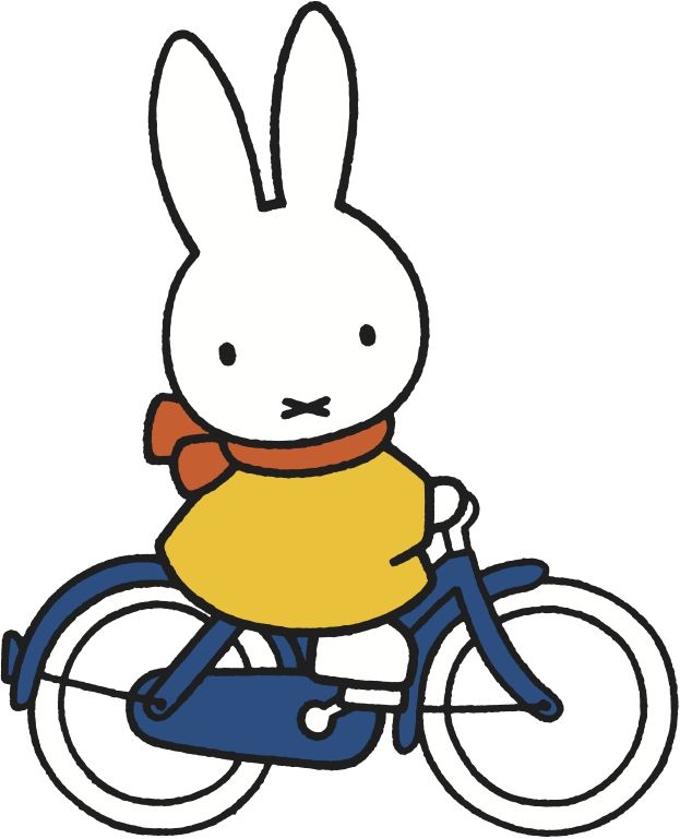 623x769 Who Doesn't Love Miffy! My Favorite Things Miffy, Drawings, Bike