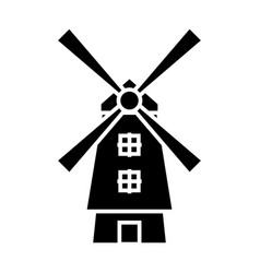238x250 Huge Collection Of 'dutch Windmill Silhouette' Download More Than