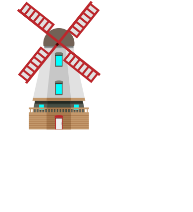 390x430 Windmill Clipart Destroyed For Free Download And Use