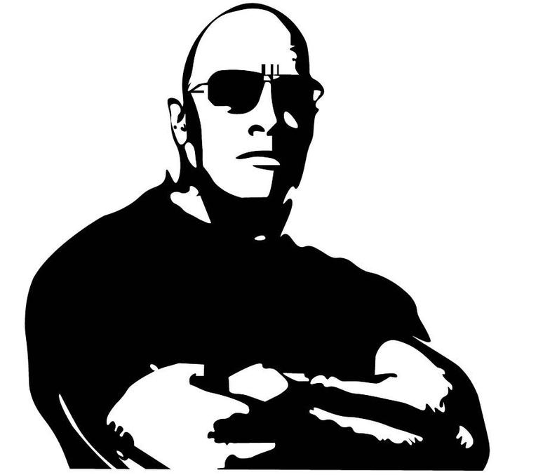 794x677 X Dwayne The Rock Johnson Vinyl Etsy