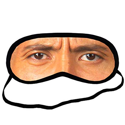 425x425 The Rock Dwayne Johnson Eye Printed Travel Eye Mask