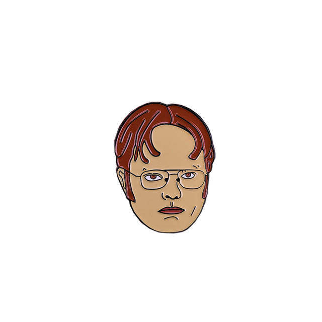 640x640 dwight schrute soft enamel pin graduation gifts in brooches