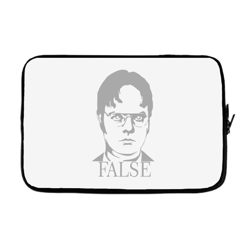 800x800 custom dwight schrute 'false' the office laptop sleeve