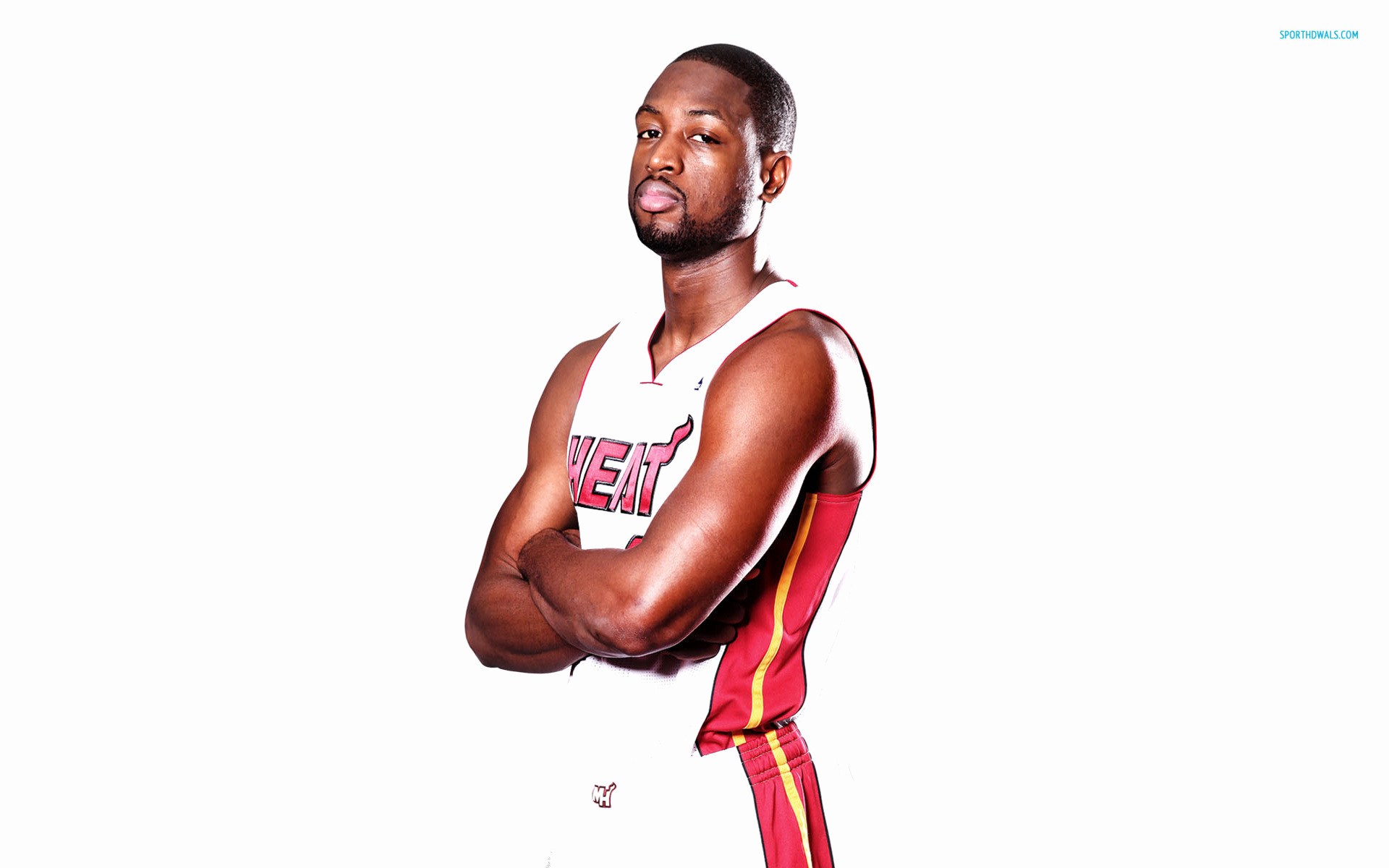 1920x1200 Dwyane Wade White Background Model