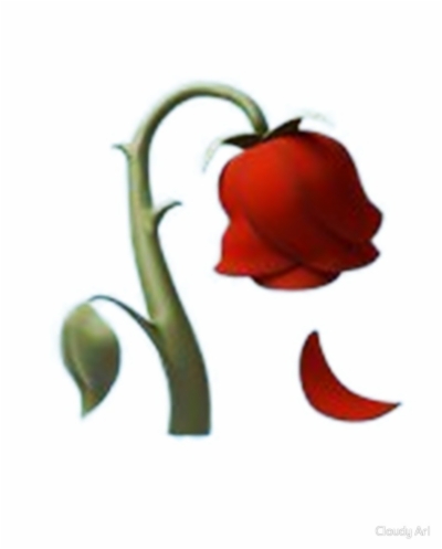 400x497 Rose Emoji Png