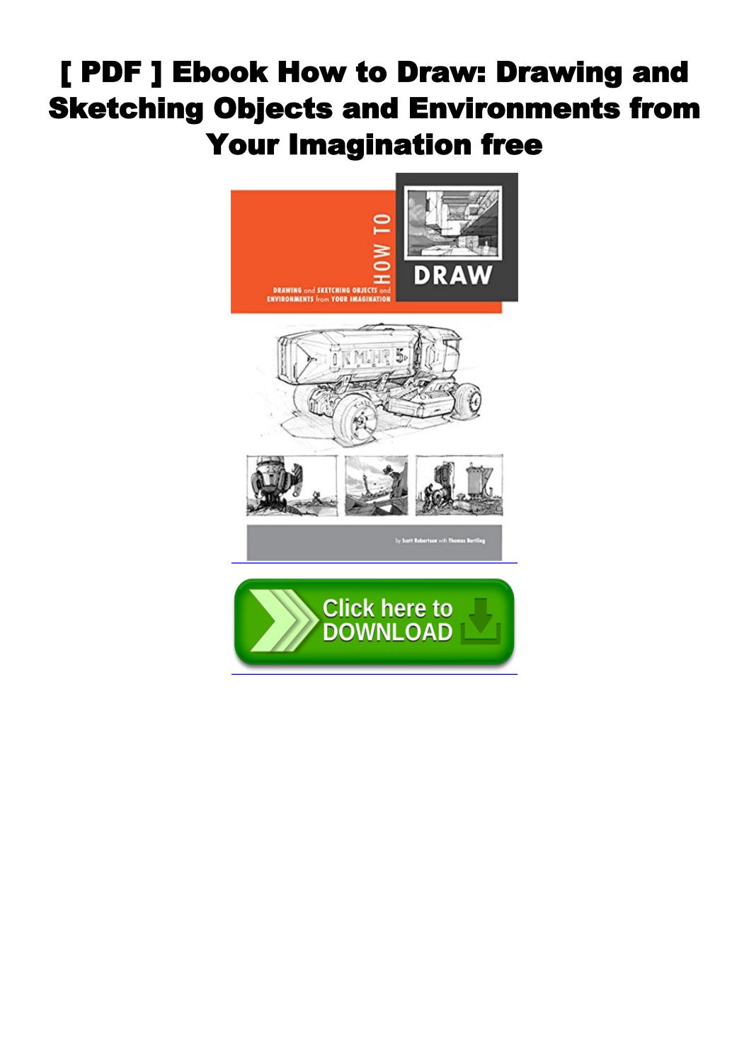 1058x1497 Pdf Ebook How To Draw Drawing And Sketching Objects