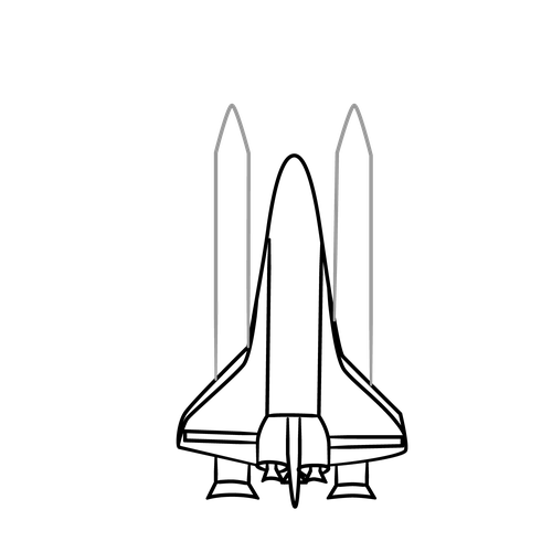 500x500 Collection Of Free Drawing Space Shuttle Download On Ui Ex
