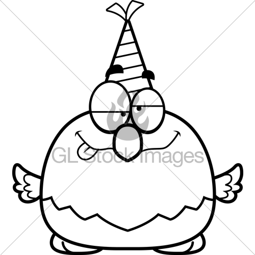 500x500 Cartoon Bald Eagle Drunk Party Gl Stock Images