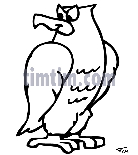 536x605 Free Drawing Of An Eagle Bw From The Category Birds Insects