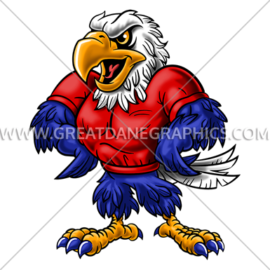 385x385 Mascot Drawing Eagle, Picture