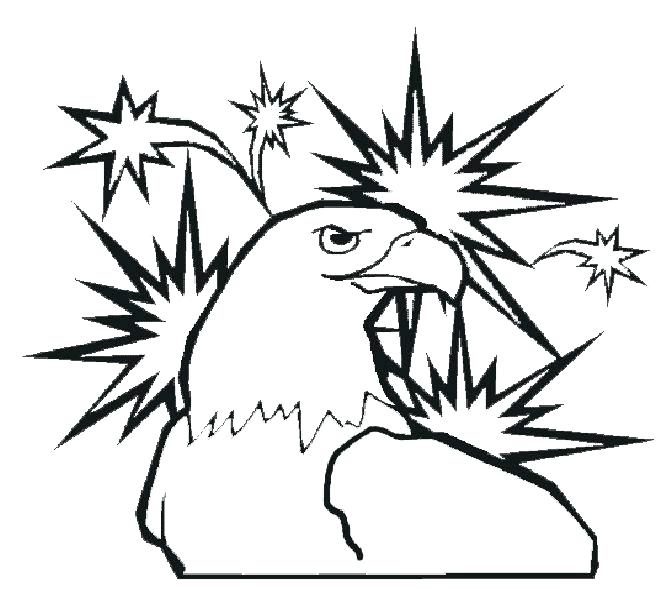 670x589 Eagle Coloring